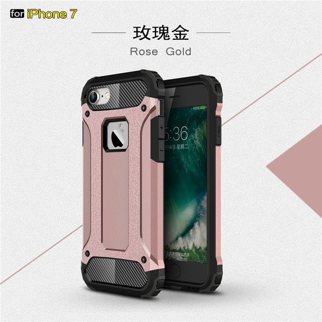 MLLSE Strong Hybrid Tough Shockproof Armor Phone Back Case for iPhone Xr 5S SE 6S Plus 8 7 Xs MAX Hard Rugged Impact Cover Funda