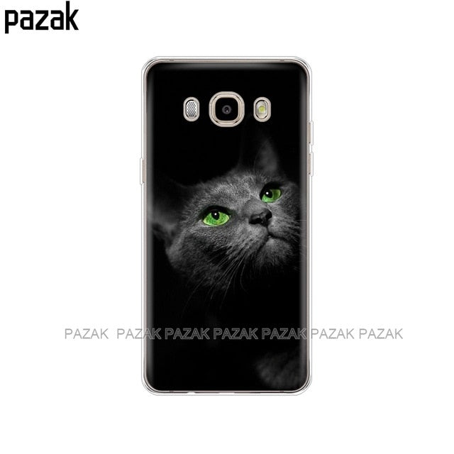 Silicone phone Case For Samsung Galaxy J7 2016 Cases J710 J710F Cover FOR Samsung J7 2016 Coque etui bumper 360 full protective
