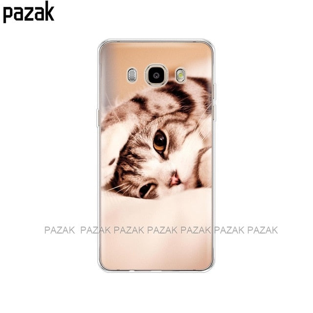 Silicone phone Case For Samsung Galaxy J7 2016 Cases J710 J710F Cover FOR Samsung J7 2016 Coque etui bumper 360 full protective