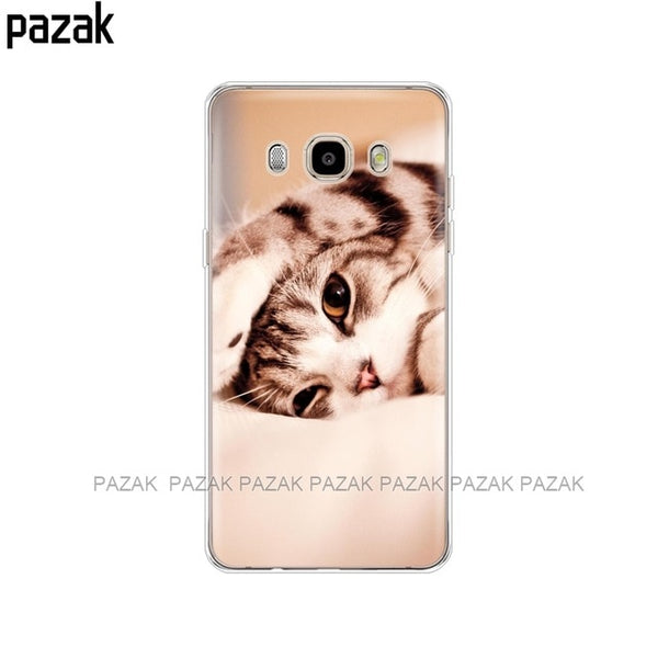 Silicone phone Case For Samsung Galaxy J7 2016 Cases J710 J710F Cover FOR Samsung J7 2016 Coque etui bumper 360 full protective