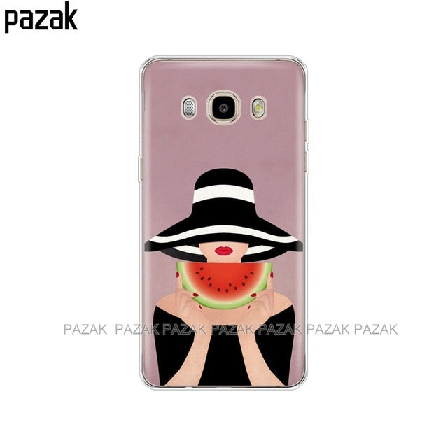 Silicone phone Case For Samsung Galaxy J7 2016 Cases J710 J710F Cover FOR Samsung J7 2016 Coque etui bumper 360 full protective
