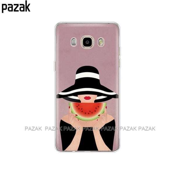 Silicone phone Case For Samsung Galaxy J7 2016 Cases J710 J710F Cover FOR Samsung J7 2016 Coque etui bumper 360 full protective