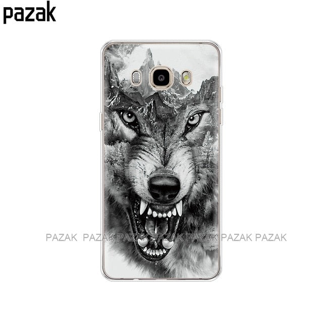 Silicone phone Case For Samsung Galaxy J7 2016 Cases J710 J710F Cover FOR Samsung J7 2016 Coque etui bumper 360 full protective