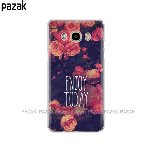 Silicone phone Case For Samsung Galaxy J7 2016 Cases J710 J710F Cover FOR Samsung J7 2016 Coque etui bumper 360 full protective