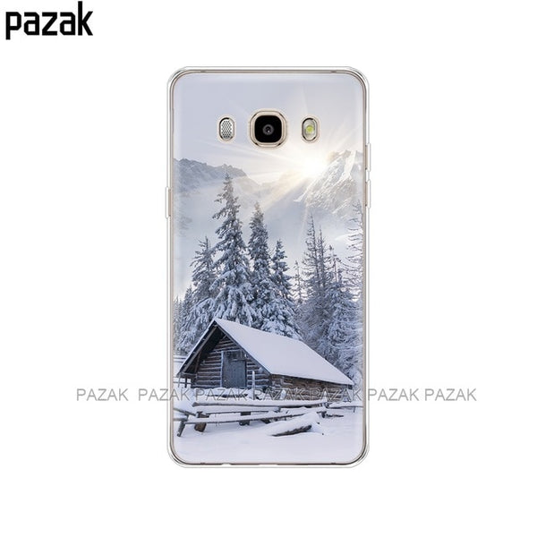 Silicone phone Case For Samsung Galaxy J7 2016 Cases J710 J710F Cover FOR Samsung J7 2016 Coque etui bumper 360 full protective