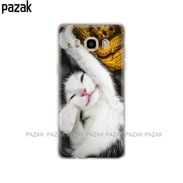 Silicone phone Case For Samsung Galaxy J7 2016 Cases J710 J710F Cover FOR Samsung J7 2016 Coque etui bumper 360 full protective