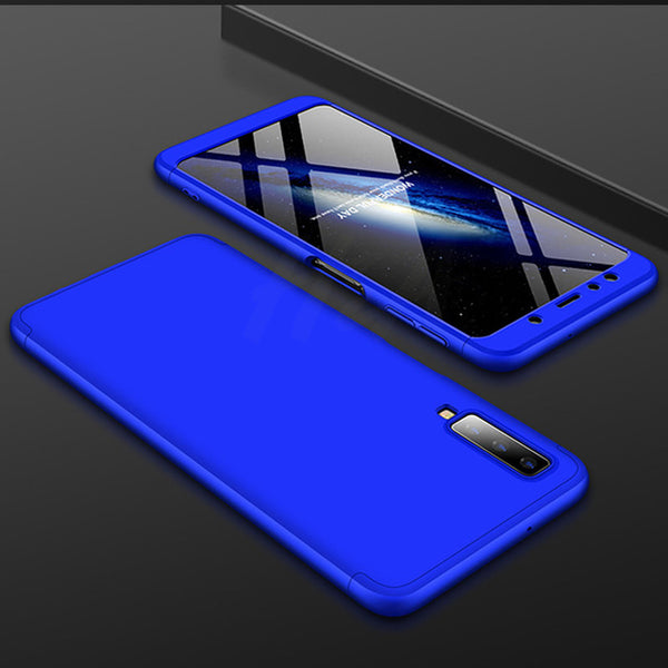 H&A 360 Degree Full Cover Phone Case For Samsung Galaxy J4 Plus J6 Plus J8 A7 2018 Matte Shockproof PC Phone Cover A7 J8 Case
