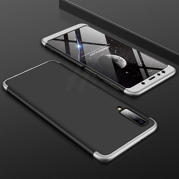 H&A 360 Degree Full Cover Phone Case For Samsung Galaxy J4 Plus J6 Plus J8 A7 2018 Matte Shockproof PC Phone Cover A7 J8 Case