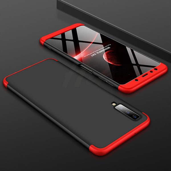 H&A 360 Degree Full Cover Phone Case For Samsung Galaxy J4 Plus J6 Plus J8 A7 2018 Matte Shockproof PC Phone Cover A7 J8 Case