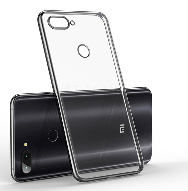 MUCHI For Xiaomi Mi 8 Lite Case Luxury Laser Plating Soft Clear Back Cover For Xiaomi Mi 8 Pro Mi 8X Mi8 Lite Phone Cases