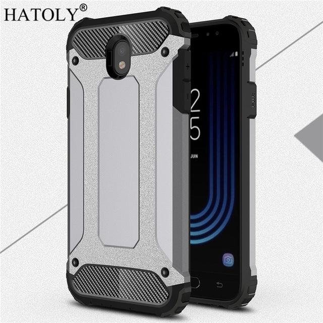 HATOLY For Coque Samsung Galaxy J7 2017 Case J730F/DS Heavy Armor Hard Cover Silicone Case for Samsung J7 Pro 2017 EU Version