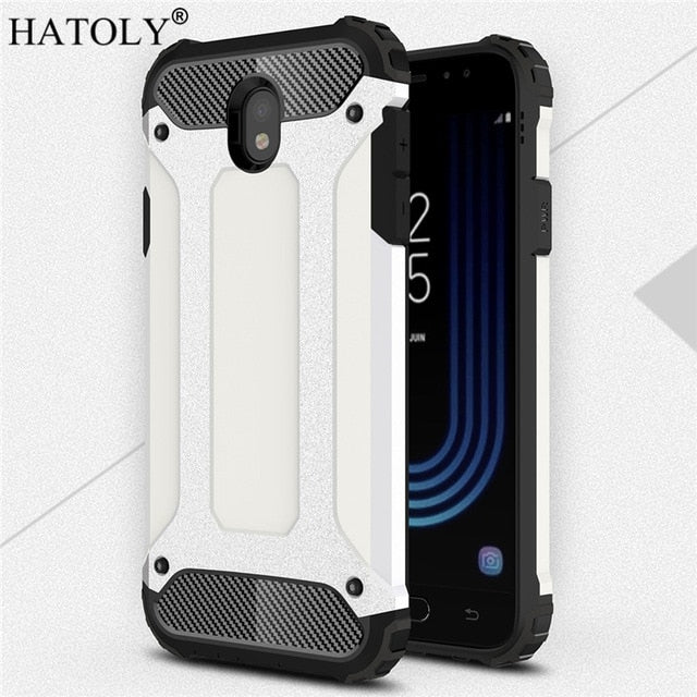 HATOLY For Coque Samsung Galaxy J7 2017 Case J730F/DS Heavy Armor Hard Cover Silicone Case for Samsung J7 Pro 2017 EU Version
