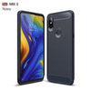 Carbon fiber textured silicone 6.39For Xiaomi Mi Mix 3 Case For Xiaomi Mi Mix 3 Mix3 Cell Phone Back Cover Case