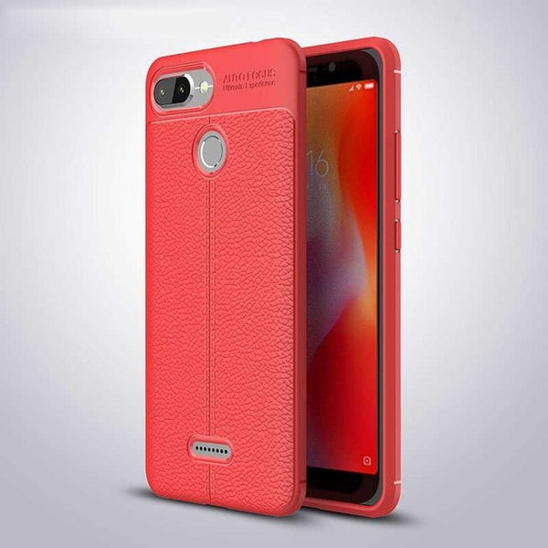 Mokoemi Fashion Lichee Pattern Shock Proof Soft 5.45"For Xiaomi Redmi 6 Case For Xiaomi Redmi 6 Cell Phone Case Cover