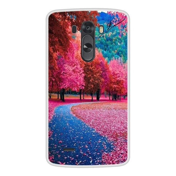 Case For LG G3 Soft Silicone TPU Cool Pattern Painting Phone Cover Coque For LGG3 D855 Case