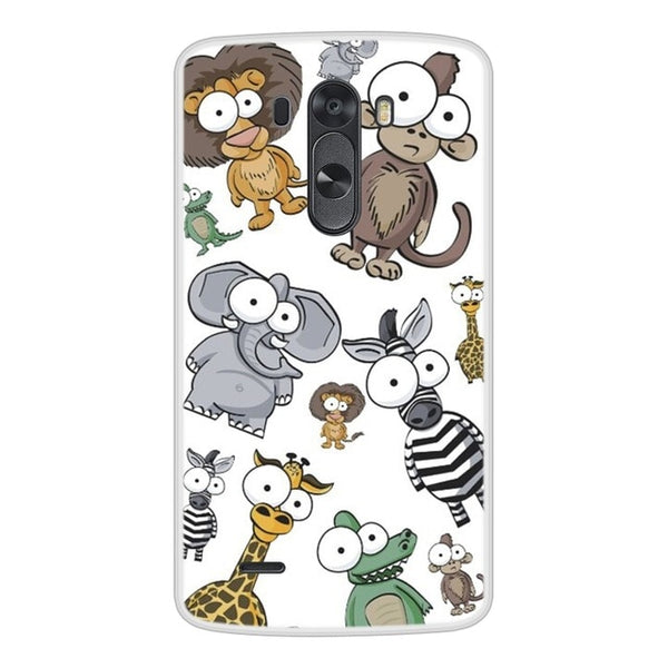 Case For LG G3 Soft Silicone TPU Cool Pattern Painting Phone Cover Coque For LGG3 D855 Case