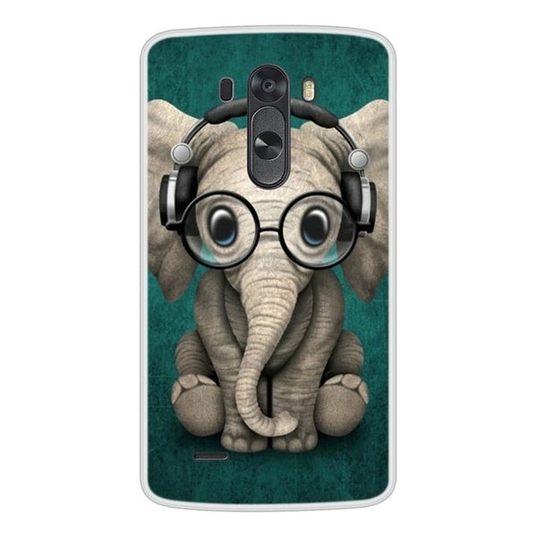 Case For LG G3 Soft Silicone TPU Cool Pattern Painting Phone Cover Coque For LGG3 D855 Case