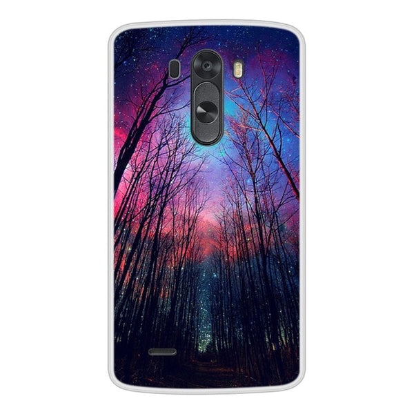 Case For LG G3 Soft Silicone TPU Cool Pattern Painting Phone Cover Coque For LGG3 D855 Case