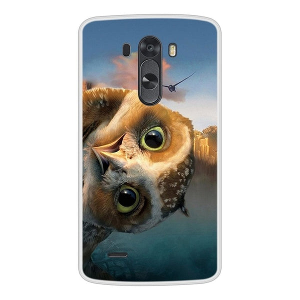 Case For LG G3 Soft Silicone TPU Cool Pattern Painting Phone Cover Coque For LGG3 D855 Case