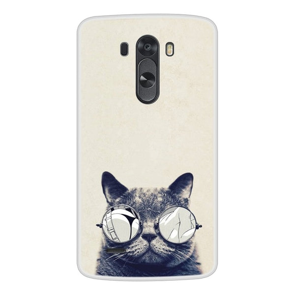 Case For LG G3 Soft Silicone TPU Cool Pattern Painting Phone Cover Coque For LGG3 D855 Case