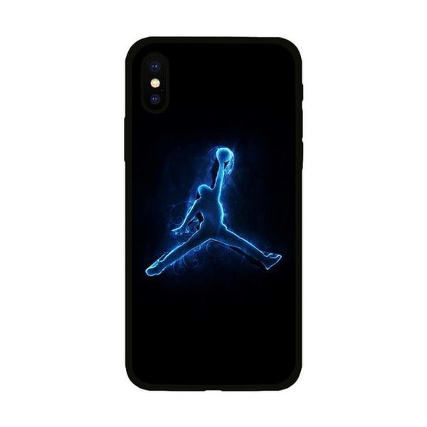 Jordan 23 Cover Case For  Iphone X Xs Max Xr 10 8 7 6 6s Plus 5 5s Se Black Soft Silicone Flayman Phone Cover Basketball Coque