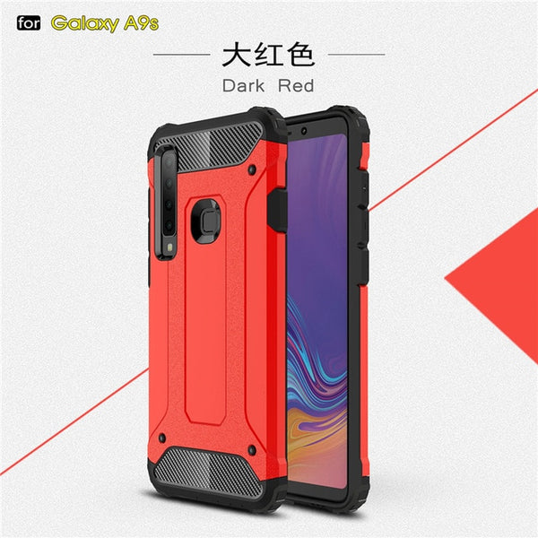 sFor Cover Samsung Galaxy A9 2018 Case Rubber Armor Protective Hard Phone Case For Samsung Galaxy A92018 Cover For Samsung A9S