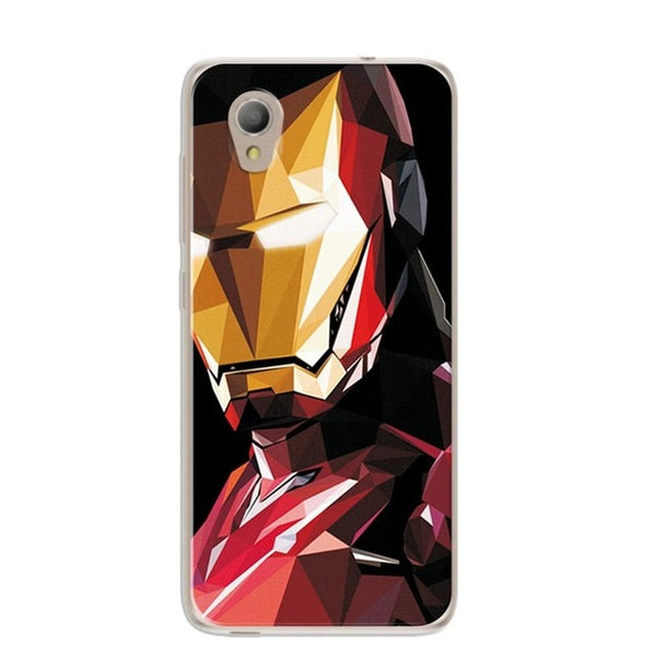 Captain America Phone Case For Alcatel 5033D Silicone Novelty The Avengers Mobile Cover Case For Alcatel 1 5033D 5033A 5033Y 5"