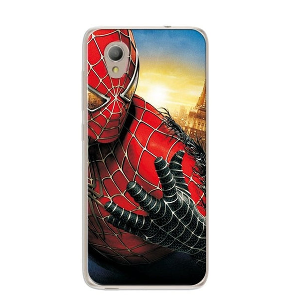 Captain America Phone Case For Alcatel 5033D Silicone Novelty The Avengers Mobile Cover Case For Alcatel 1 5033D 5033A 5033Y 5"