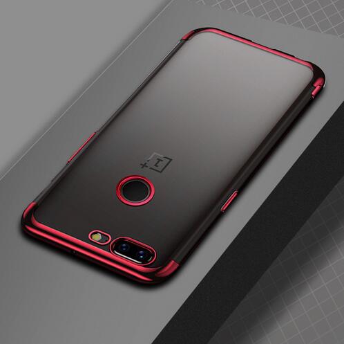 For OnePlus 6T 6 5T 5 Cases Soft TPU Plating Phone Case For OnePlus 6T 6 5T 5 Clear ultra thin Protective Back Cover coque