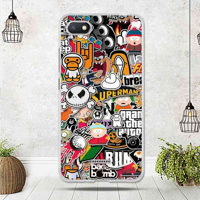 Mobile Phone Case For Xiaomi Redmi 6A Case Silicon Soft TPU Back Cover For Capa Xiaomi Redmi 6A Cover Funda 3D Coque Redmi 6 A