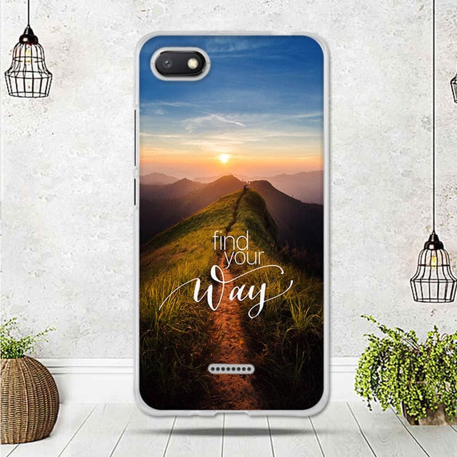 Mobile Phone Case For Xiaomi Redmi 6A Case Silicon Soft TPU Back Cover For Capa Xiaomi Redmi 6A Cover Funda 3D Coque Redmi 6 A