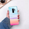 Fashion Grip Stand Holder Marble Phone Case for Samsung S8 Plus S9 Plus Etui Glossy Silicon Back Cover for Samsung Note 8 Note 9