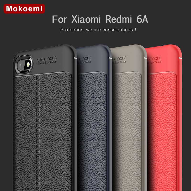 Mokoemi Fashion Lichee Pattern Shock Proof Soft 5.45"For Xiaomi Redmi 6a Case For Xiaomi Redmi 6a Cell Phone Case Cover
