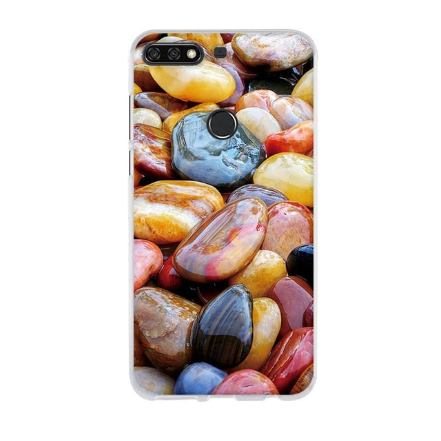 TPU Case for Huawei Y7 Prime 2018 Case Painted Silicone Cover for Huawei Y7 2018 Funda for huawei Y7 Pro 2018 Phone Cases