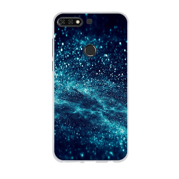 TPU Case for Huawei Y7 Prime 2018 Case Painted Silicone Cover for Huawei Y7 2018 Funda for huawei Y7 Pro 2018 Phone Cases