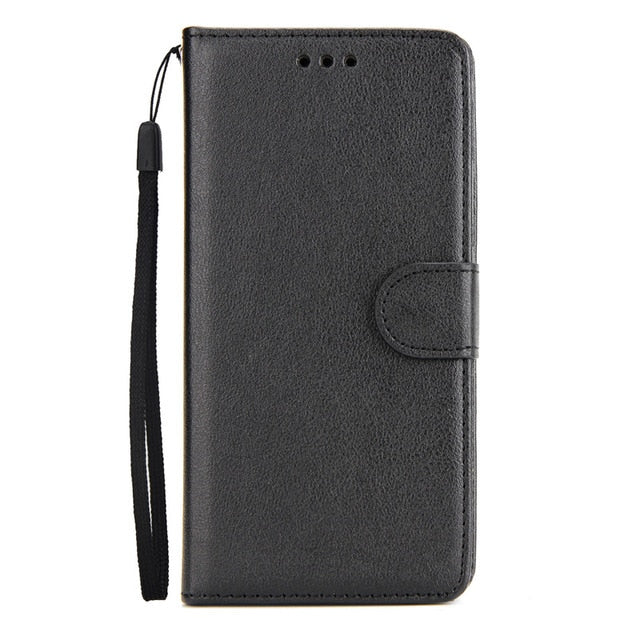 For Samsung J6 2018 Leather Case on For Coque Samsung Galaxy J6 2018 J600F Cover Classic Style Flip Wallet Phone Cases Women Men