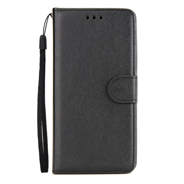 For Samsung J6 2018 Leather Case on For Coque Samsung Galaxy J6 2018 J600F Cover Classic Style Flip Wallet Phone Cases Women Men