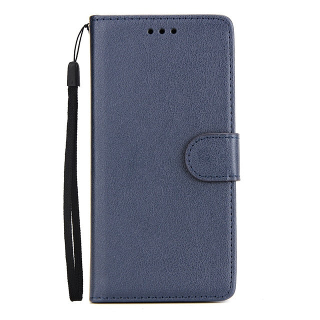 For Samsung J6 2018 Leather Case on For Coque Samsung Galaxy J6 2018 J600F Cover Classic Style Flip Wallet Phone Cases Women Men