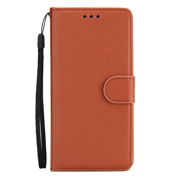 For Samsung J6 2018 Leather Case on For Coque Samsung Galaxy J6 2018 J600F Cover Classic Style Flip Wallet Phone Cases Women Men