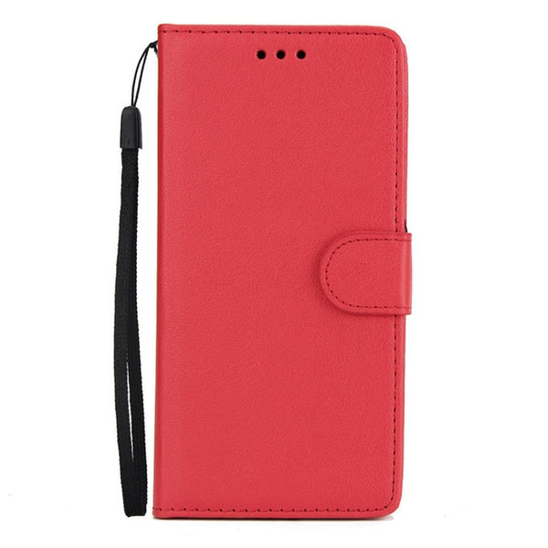For Samsung J6 2018 Leather Case on For Coque Samsung Galaxy J6 2018 J600F Cover Classic Style Flip Wallet Phone Cases Women Men