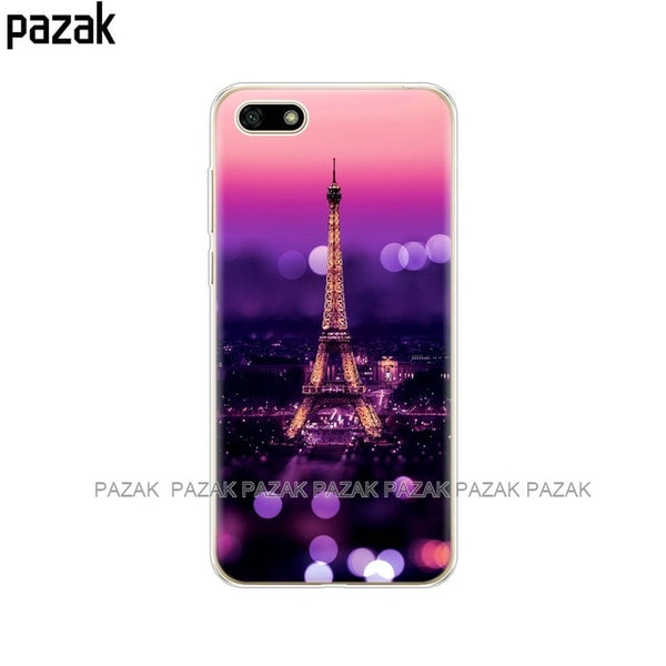 Silicone case For Huawei Honor 7A Case 5.45" inch cover Soft Tpu Phone Huawei Honor 7A DUA L22 Russian version Back Cover coque