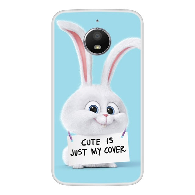 Case For Motorola Moto E4 Soft Silicone TPU Cool Design Patterned Painted Phone Cover For Motorola Moto E4 Case