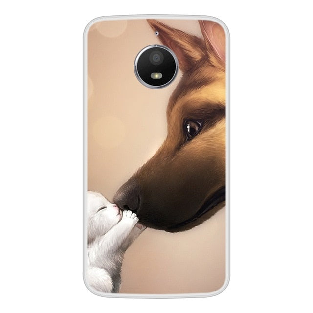 Case For Motorola Moto E4 Soft Silicone TPU Cool Design Patterned Painted Phone Cover For Motorola Moto E4 Case