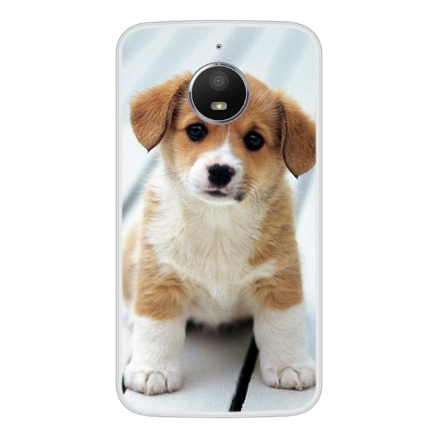 Case For Motorola Moto E4 Soft Silicone TPU Cool Design Patterned Painted Phone Cover For Motorola Moto E4 Case
