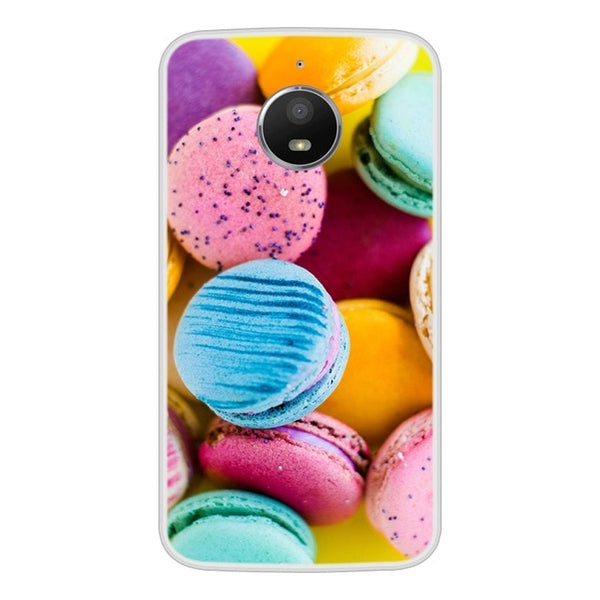 Case For Motorola Moto E4 Soft Silicone TPU Cool Design Patterned Painted Phone Cover For Motorola Moto E4 Case
