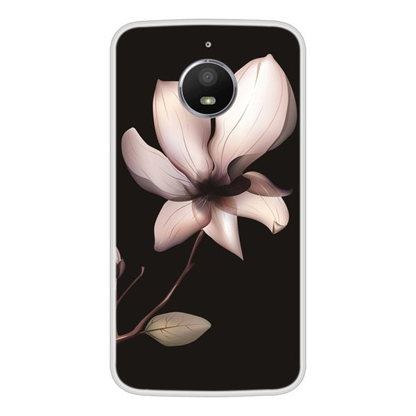 Case For Motorola Moto E4 Soft Silicone TPU Cool Design Patterned Painted Phone Cover For Motorola Moto E4 Case