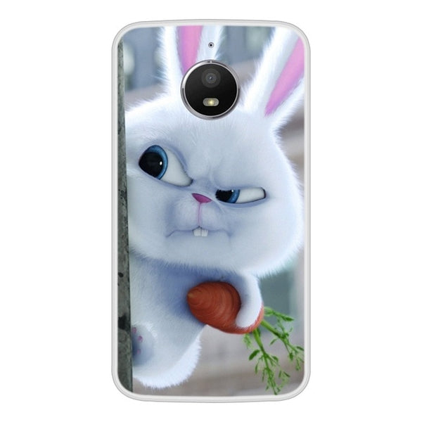 Case For Motorola Moto E4 Soft Silicone TPU Cool Design Patterned Painted Phone Cover For Motorola Moto E4 Case