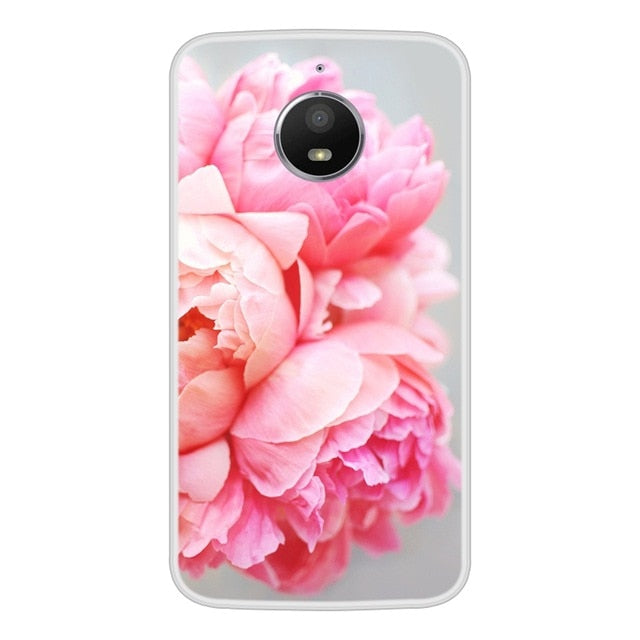 Case For Motorola Moto E4 Soft Silicone TPU Cool Design Patterned Painted Phone Cover For Motorola Moto E4 Case