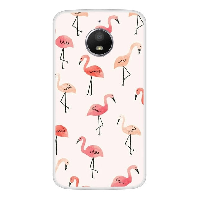 Case For Motorola Moto E4 Soft Silicone TPU Cool Design Patterned Painted Phone Cover For Motorola Moto E4 Case