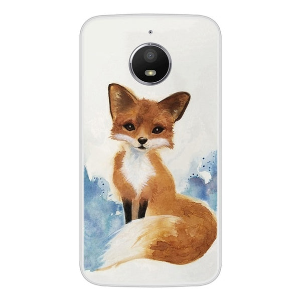 Case For Motorola Moto E4 Soft Silicone TPU Cool Design Patterned Painted Phone Cover For Motorola Moto E4 Case